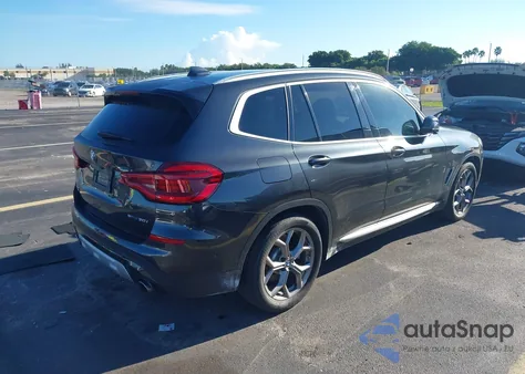 2021 BMW X3 Sdrive30I из США, поврежденный, VIN 5UXTY3C07M9E58110